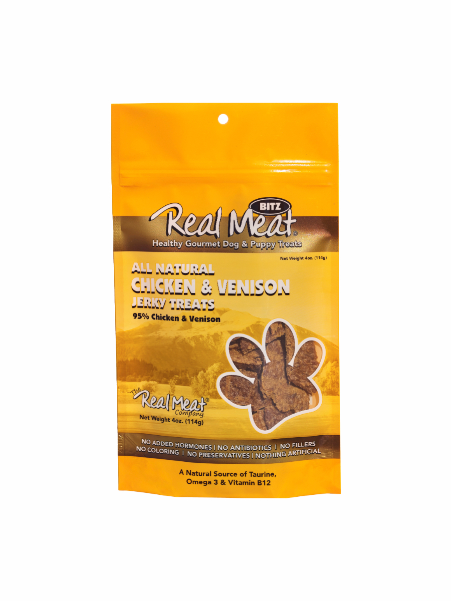 real meat venison dog treats