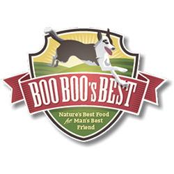Boo Boo's Best Logo, Nature's best food for man's best friend.