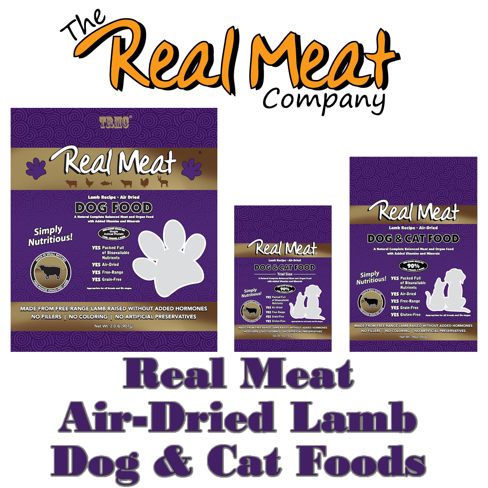 Real Meat Air-Dried Lamb Dog Food 2 lbs