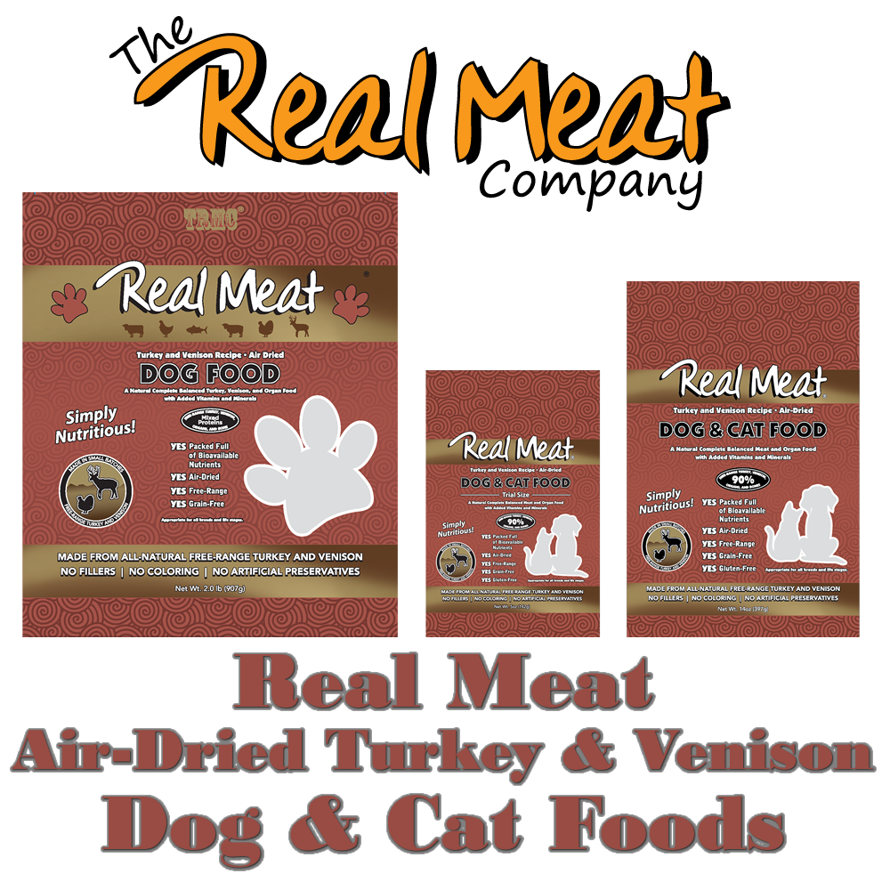 Real Meat Turkey Venison Dog Cat Foods